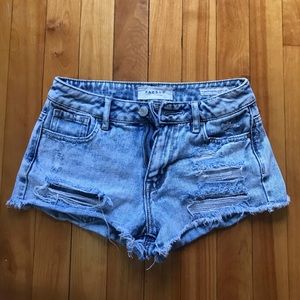size 22 pacsun high rise festival shorts